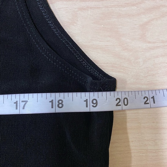 Chico's Travelers Black Slinky Knit Acetate Shell Tank Size 3 (XL) - Picture 4 of 5